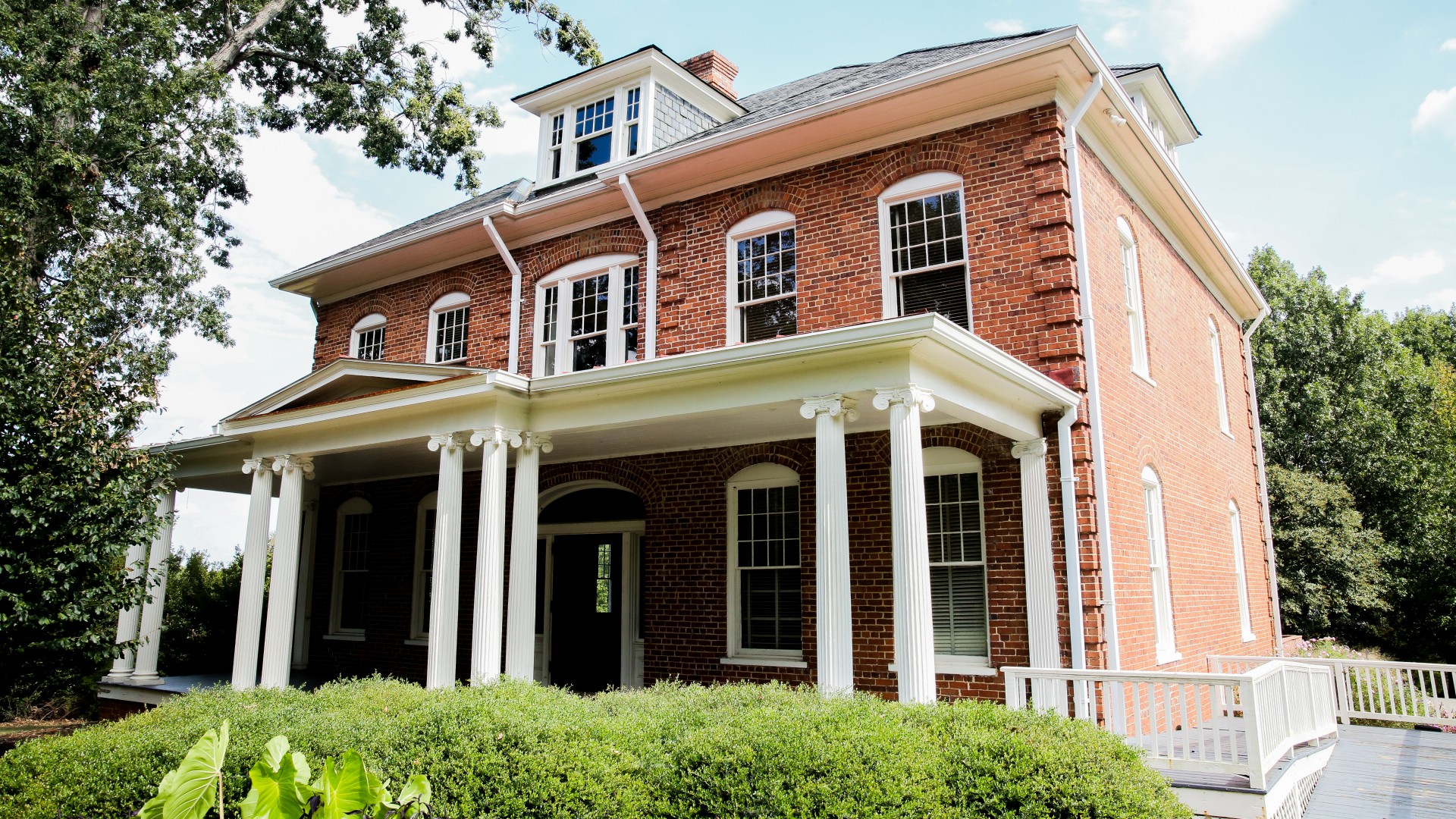 The exterior of the Borden Building 