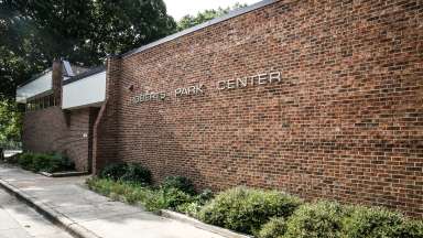 The exterior of Roberts Park community center 