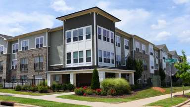 Exterior of Booker Park North Apartments