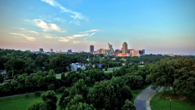 Raleigh City Skyline