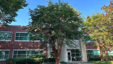front view of the Raleigh Pathways Center building