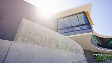 the exterior of chavis park community center