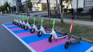 scooter parking corrals