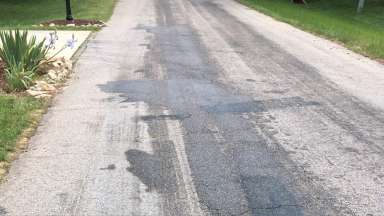 Hydraulic Fuel Spill
