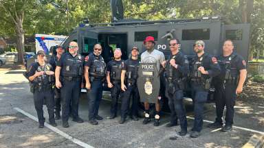 RPD officers and NBA player, John Wall