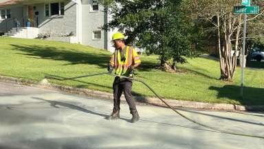 Street rejuvenation worker