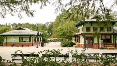 an image of the pullen park cafe space exterior