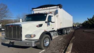 pic of transportation mulch truck
