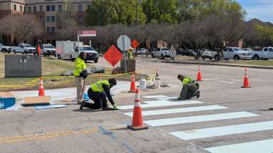 Transportation crews complete new work on Jackson Street near NC State