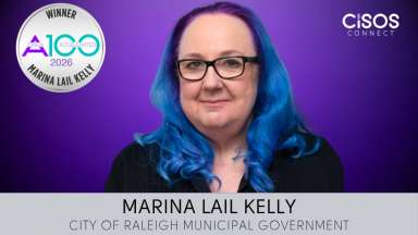 Headshot of CISO Marina Kelly announcing they were a CISOs Connect 2026 CISOs Top Accelerated 100 CISOs (A100) Award recipient