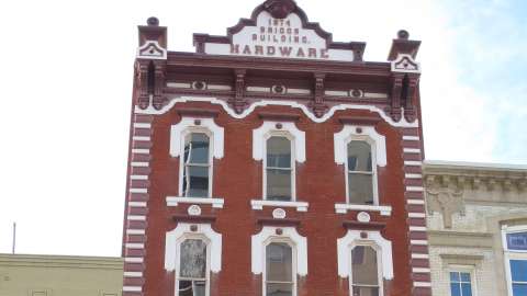 This is the Briggs Hardware building which is home to the City of Raleigh Museum.