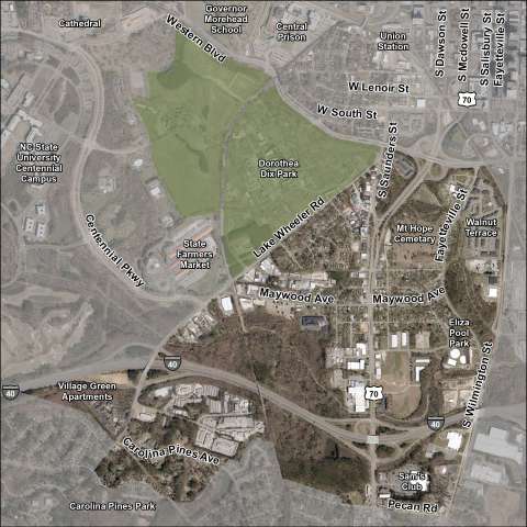 Dix Edge Study Area Map