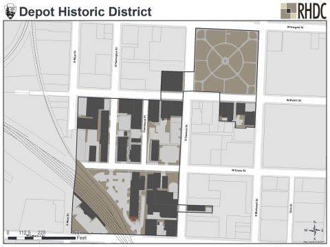 Depot Historic District Map