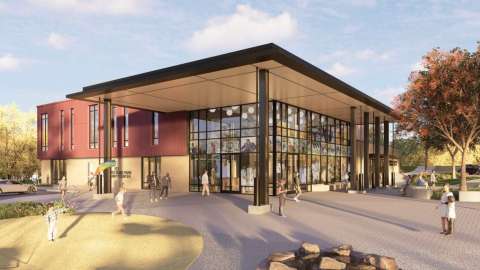 rendering of building pavilion