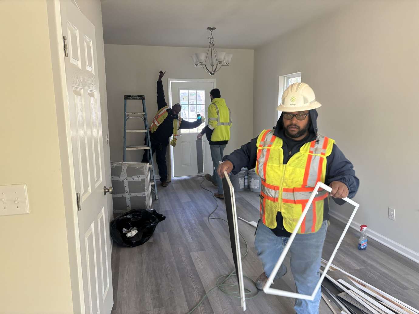 Raleigh Water Volunteers with Habitat for Humanity
