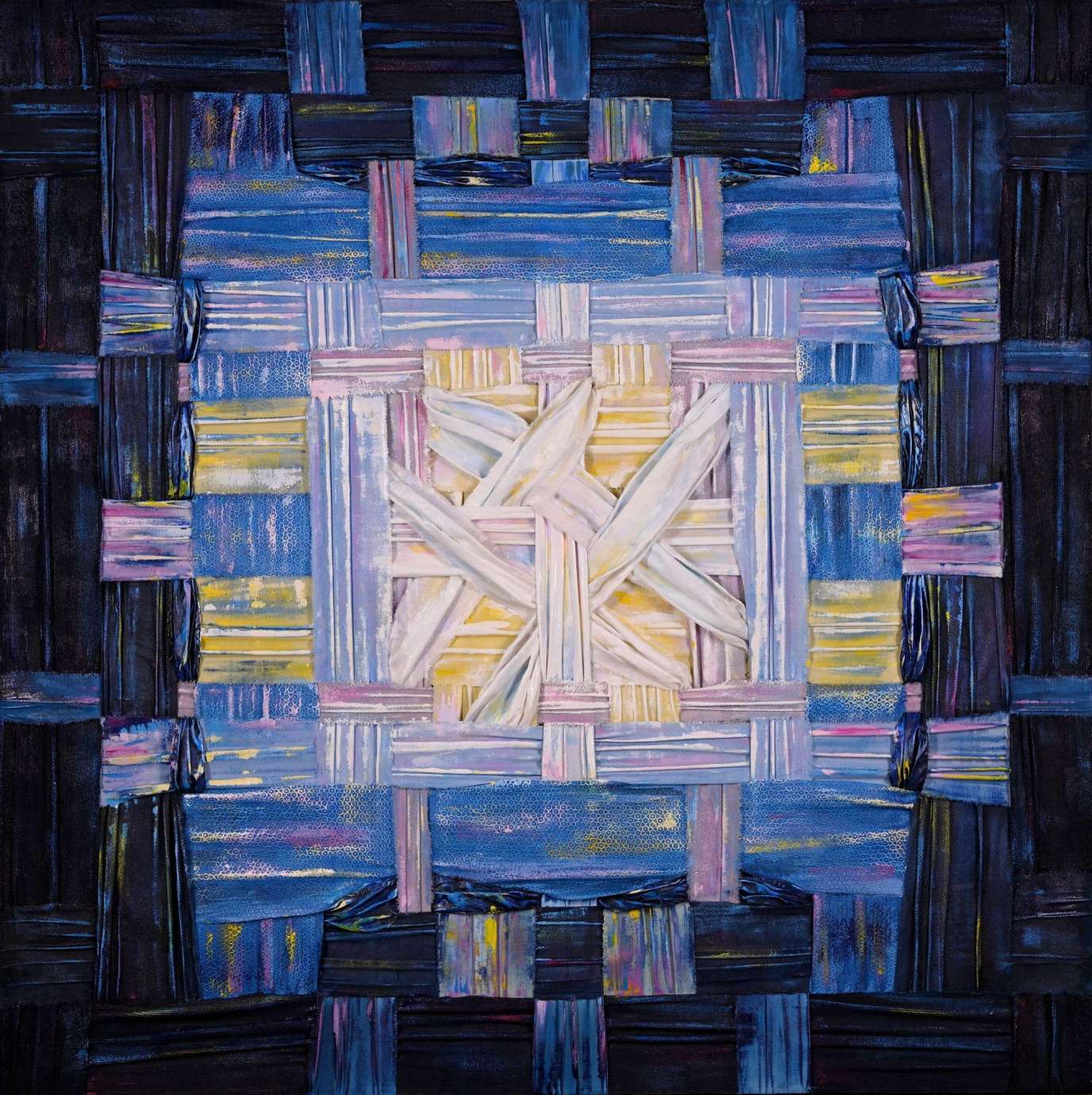 Acrylic on Salvaged Materials