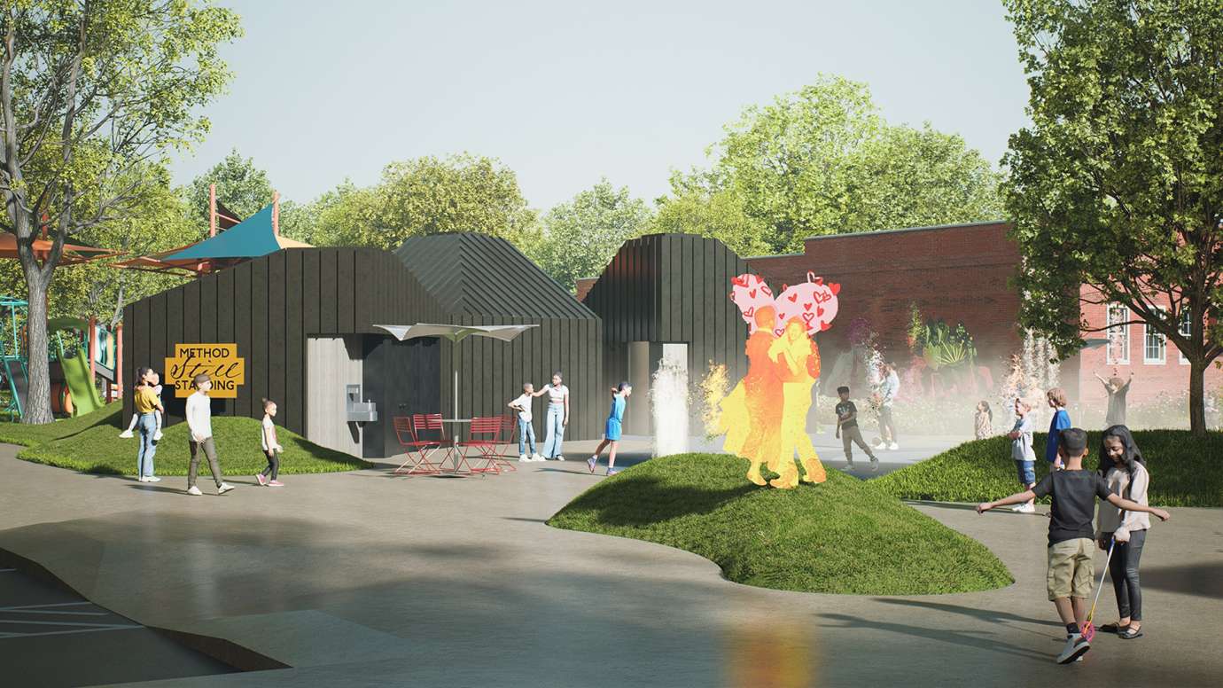 Concept art for Method Community Park