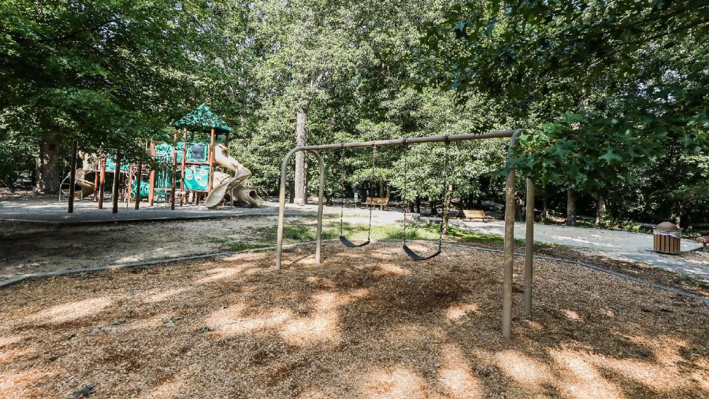swings at a park