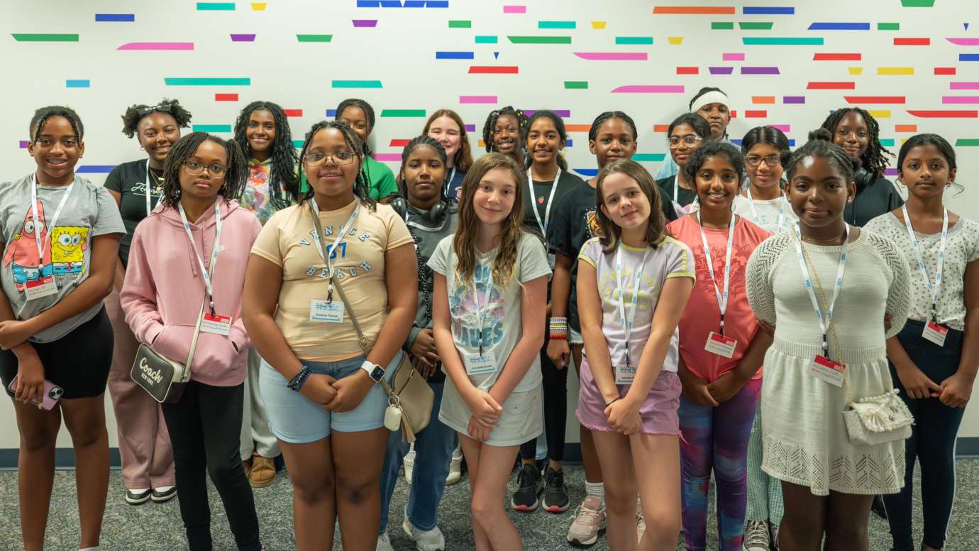 Group photo of camp participants