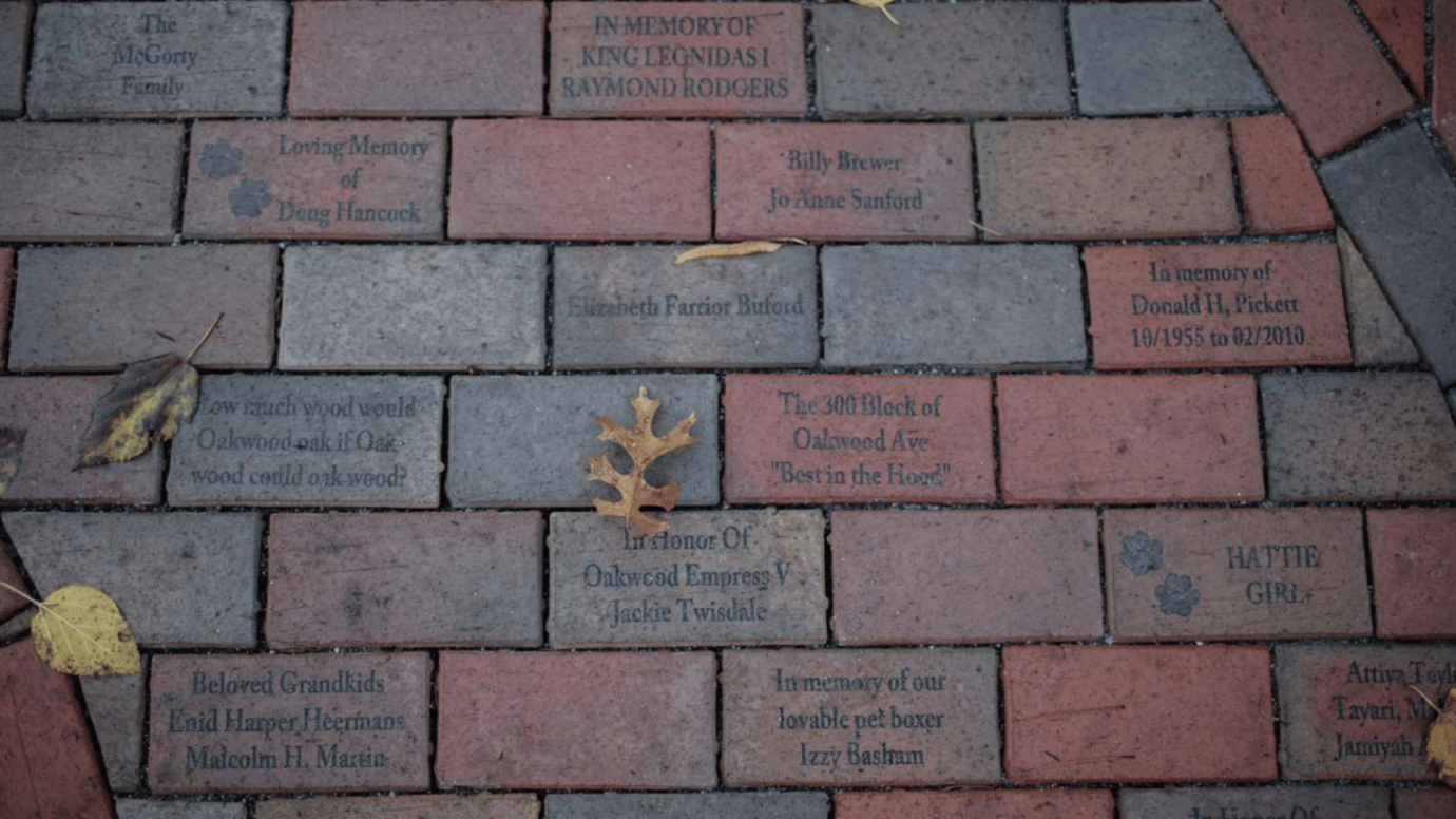 An image of a brick sidewalk