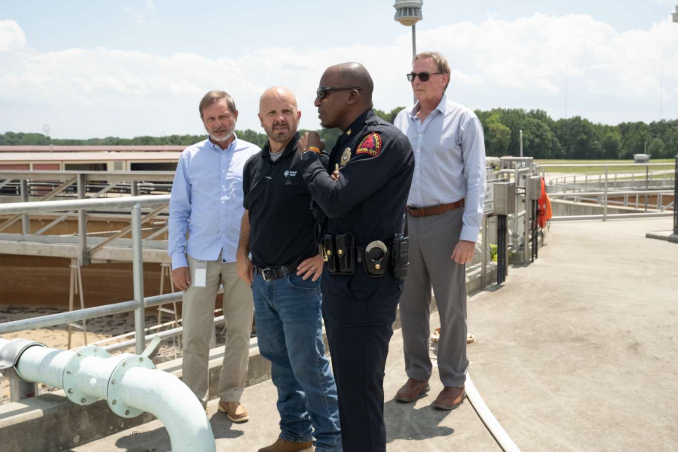 Chief Boyce touring NRRRF