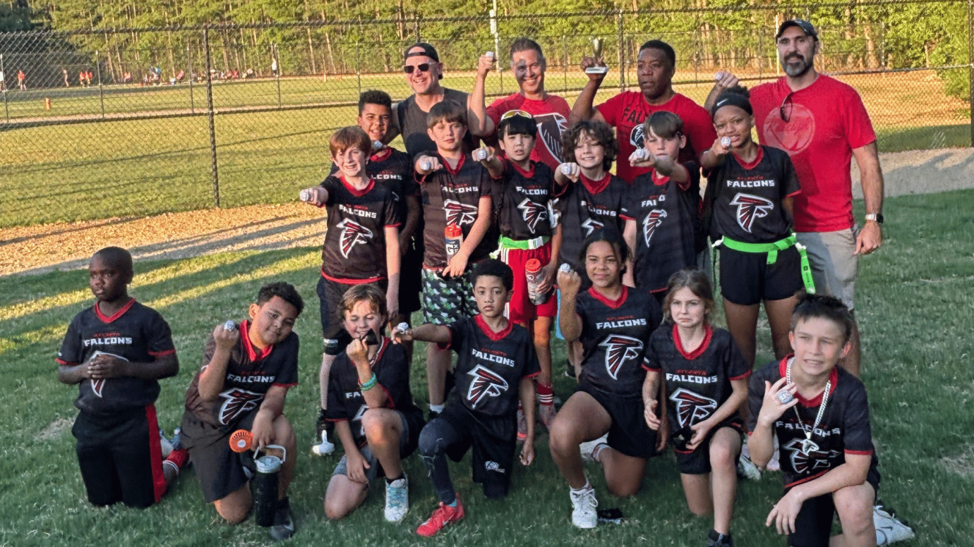 Falcons Baileywick Mitey-Mite Flag Football Tournament Champs