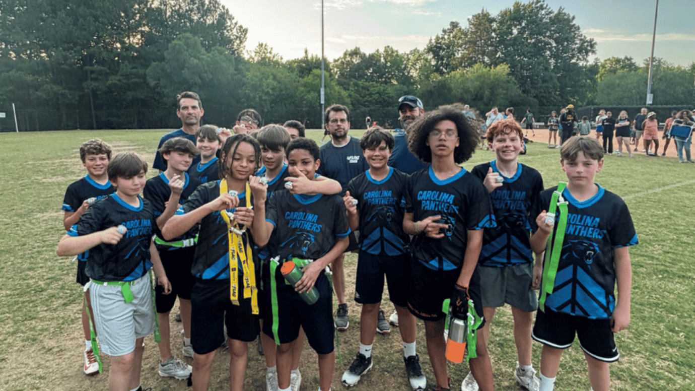Panthers Little Flag Football Tournament Champions