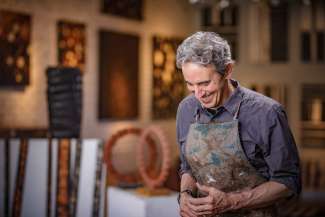 Photo of artist Thomas Sayre