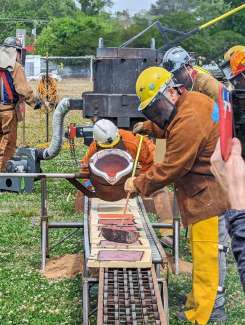 Iron Pour with artist Jim Gallucci
