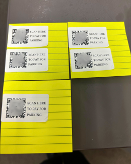 fake parking QR codes