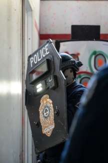 closeup of RPD shield