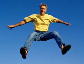 man jumping