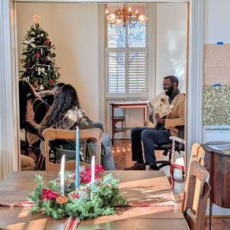 Story hour at Pope House